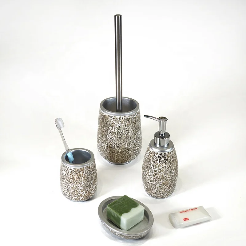 Wholesale Creative shape Decor Design Hotel Home Bathroom  Accessories Set