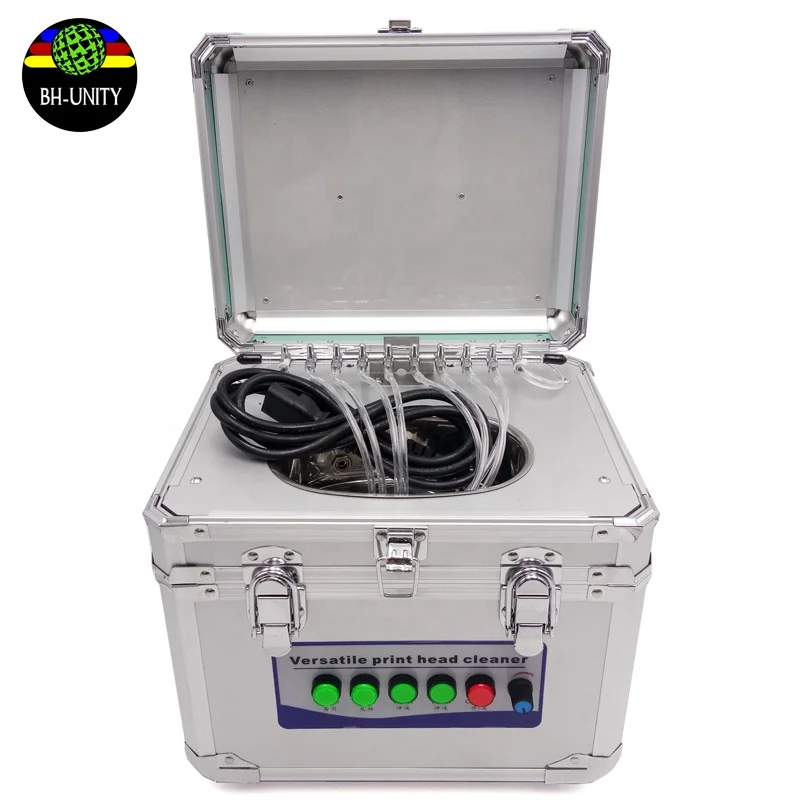 clean the Japanese Print Head Cleaning Machine 8 lines channels for Konica dx4 dx5 dx6 dx7 i3200 5113 printhead cleaner