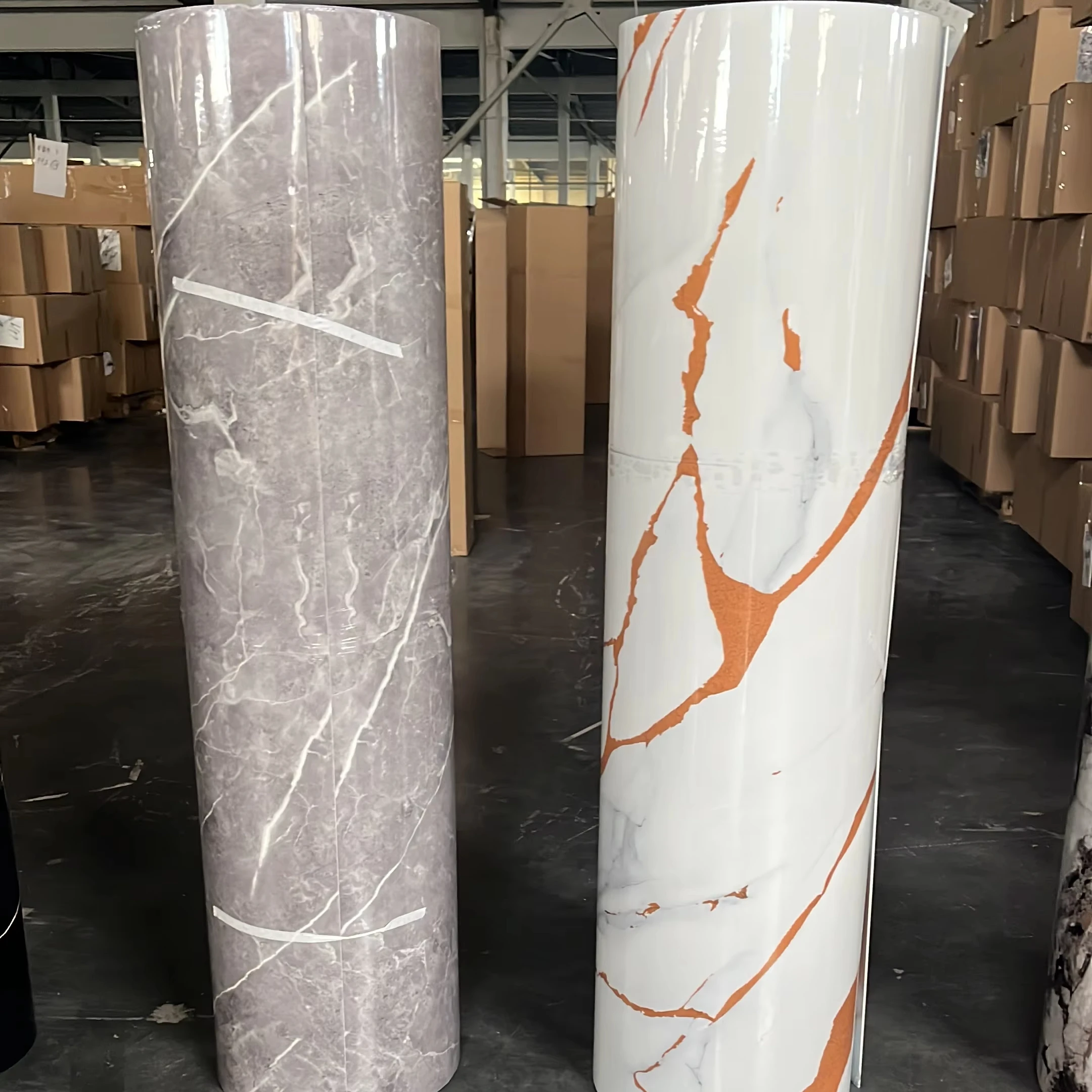 Hot Sell  Africa  Middle East  Peel and Stick  Waterproof  Black  Marble XPE Foam Faux Marble PVC  Wall Sticker China Factory