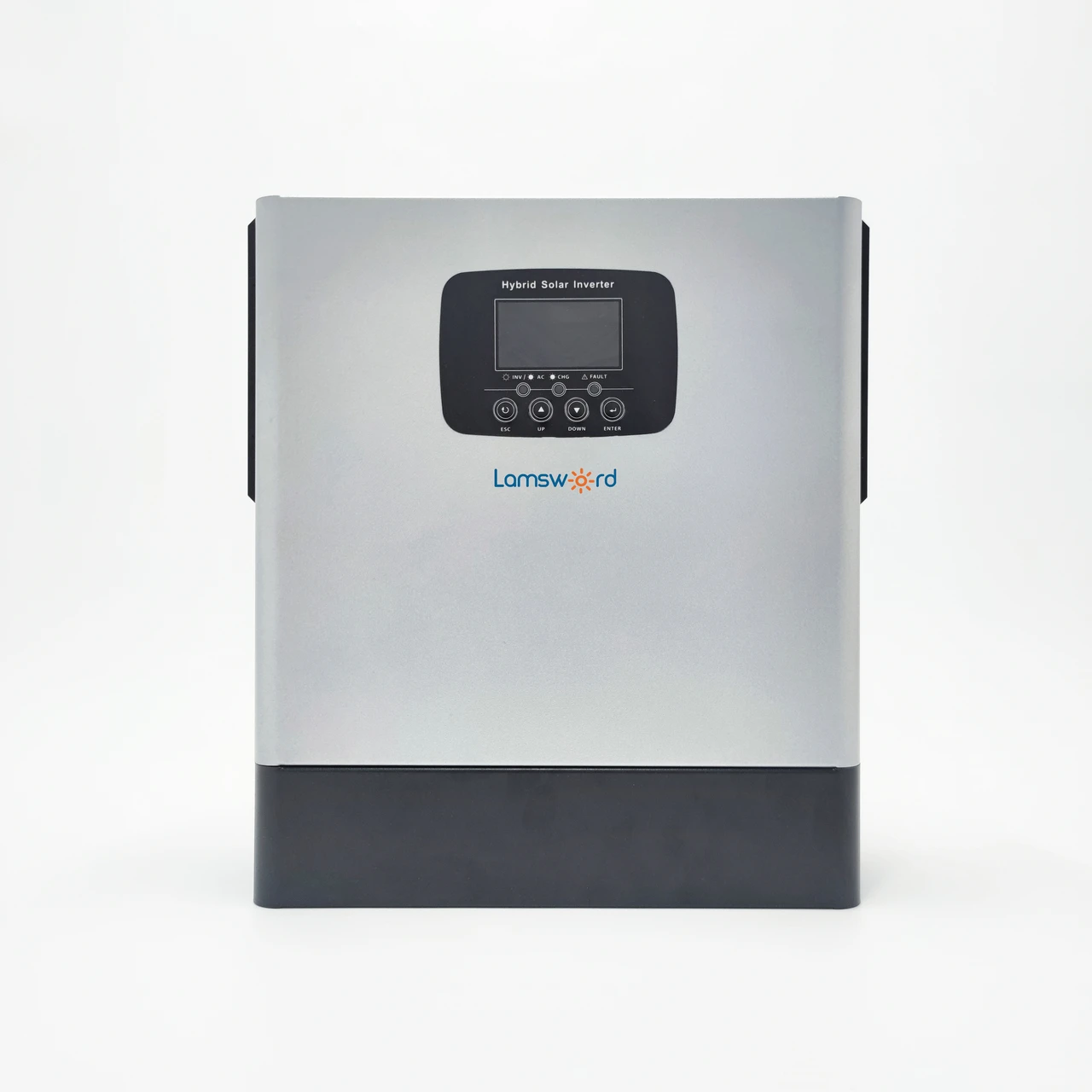 Lamsword 3600W 6200W 24V 48V to 220V On Off Hybrid Solar Inverter 120A Dual AC 60-500VDC MPPT Controller  with WiFi Monitoring