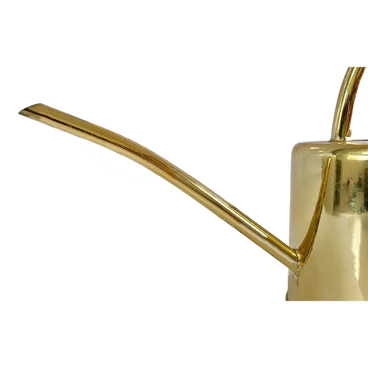 Garden watering tools gold 2L stainless steel watering can for flower plants