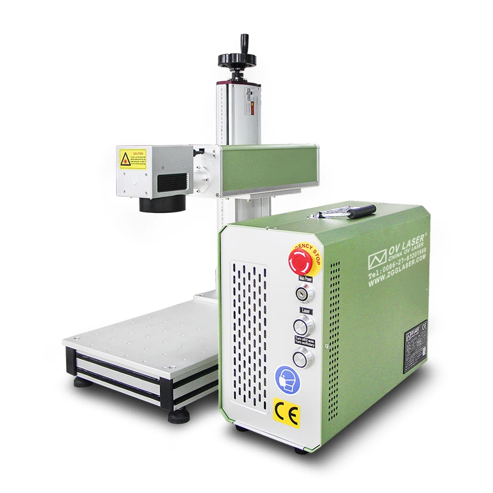 
20W 30W 50W Jewelry Stainless Steel Fiber Laser Marking Machine For Sale metal laser engraving machine Raycus source 