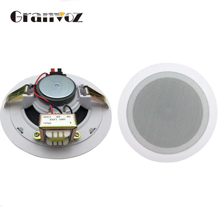 High Quality 5 inch woofer  in ceiling speaker ABS case  100v  8 ohm line in for super market school