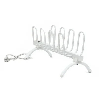 Floor Ground Shoes Dryer Electric Drying Rack White Printed 4 Pairs Heated
