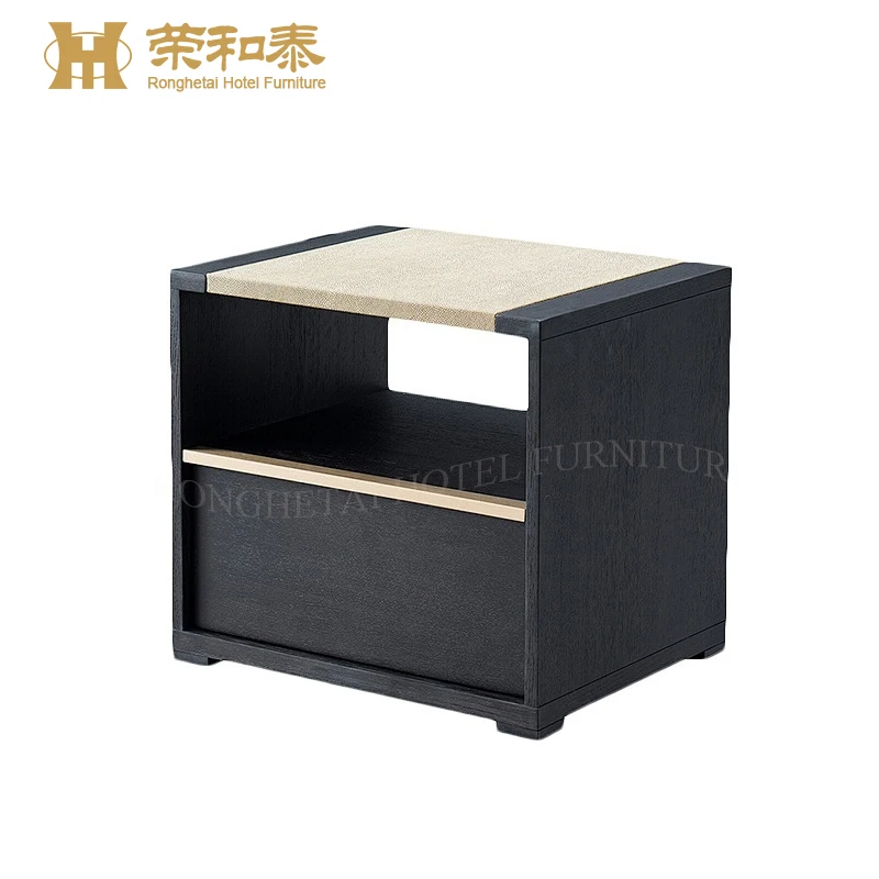 5 star custom-make hotel bedroom bedside stand for bedroom bedside stand RQ-12