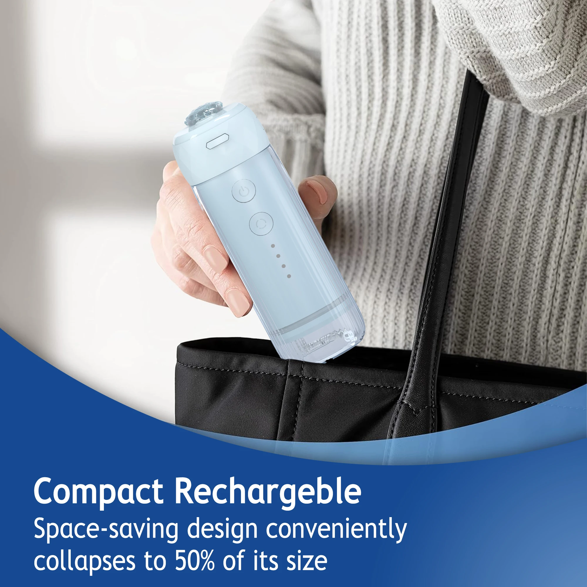 SIILLK Trendy New Design Electric Water Flosser Portable for Dental Root Canal Irrigation and Teeth Cleaning Solution