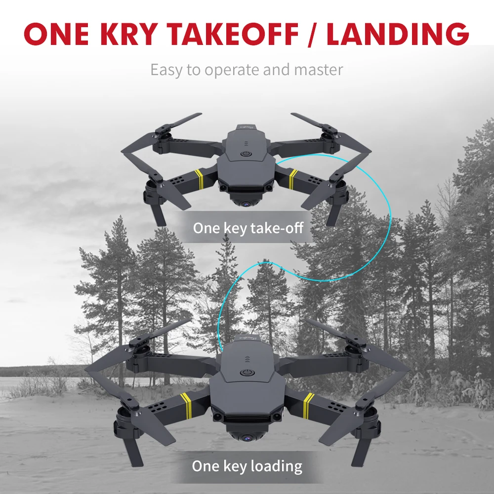 Hot Sales 13 Minutes Flying Battery Long Range 4K Dual Camera Portable Small Foldable RC Drone