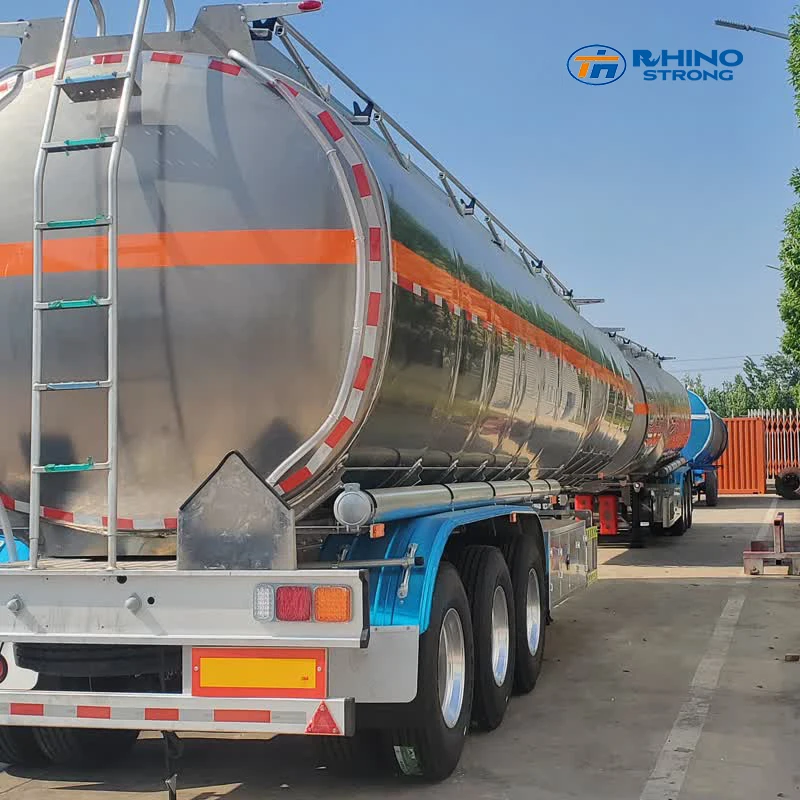 Cheap price new model semi-trailer 3 AXIS transport liquid tanks FOR SALE