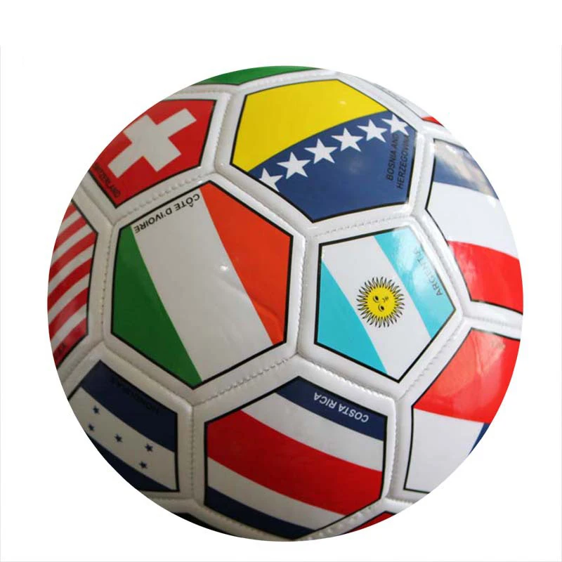 Wholesale Cheap Stitched Country Flag Football Custom PVC Promotional Soccer Ball