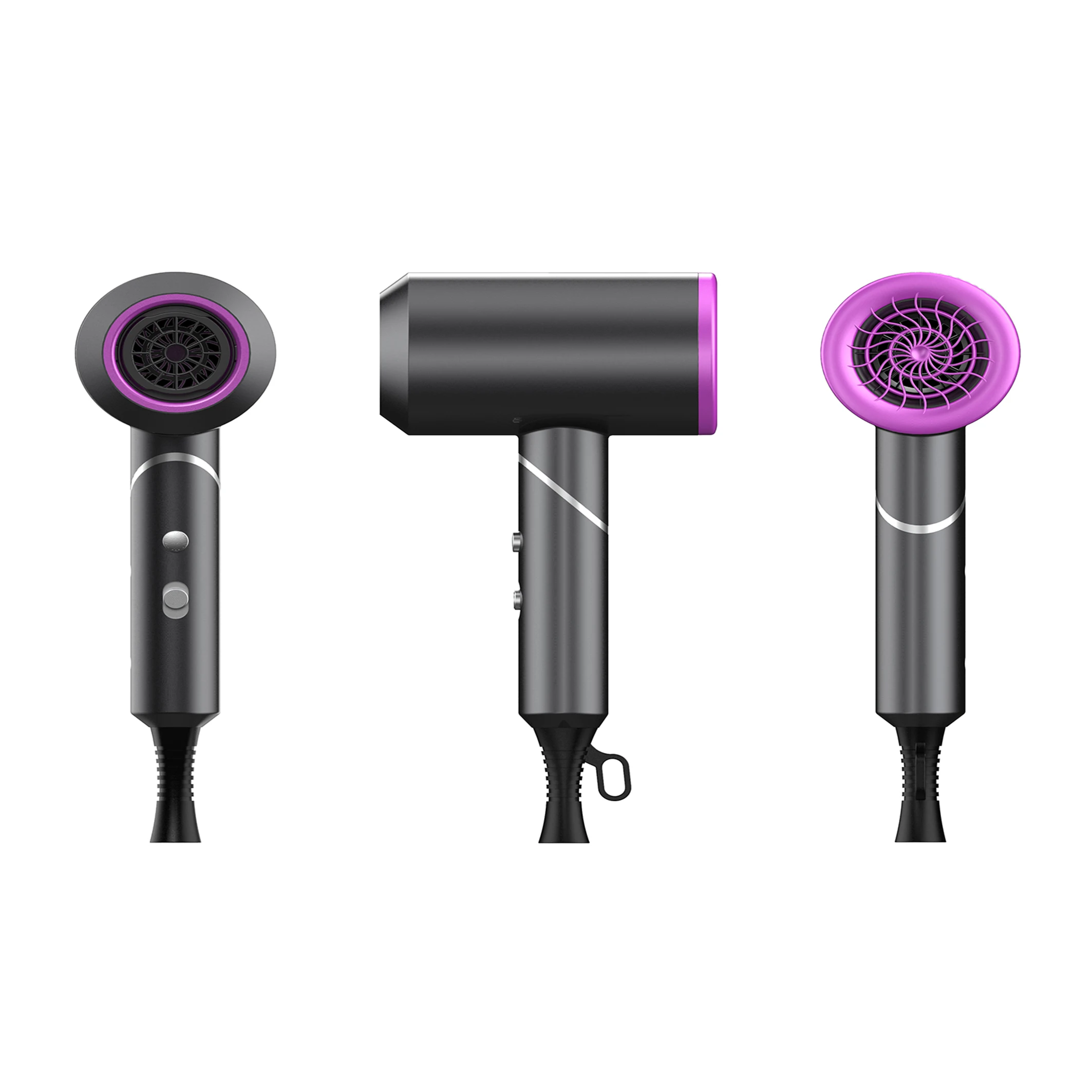 Foldable Ionic Hair dryer 1800W High speed Best Hair Blower dryer with diffuser Quick Drying DC motor