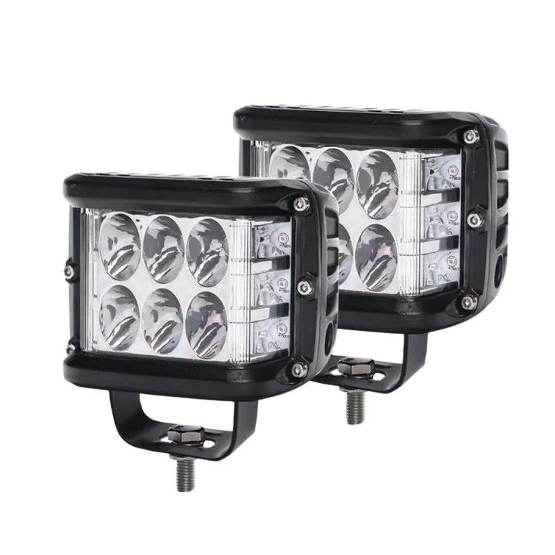 1PC Car 12 Leds Bar 4Inch 45W Led Driving Fog Lamp LED Work Light Side Shooter Styling Flash Light For Truck SUV