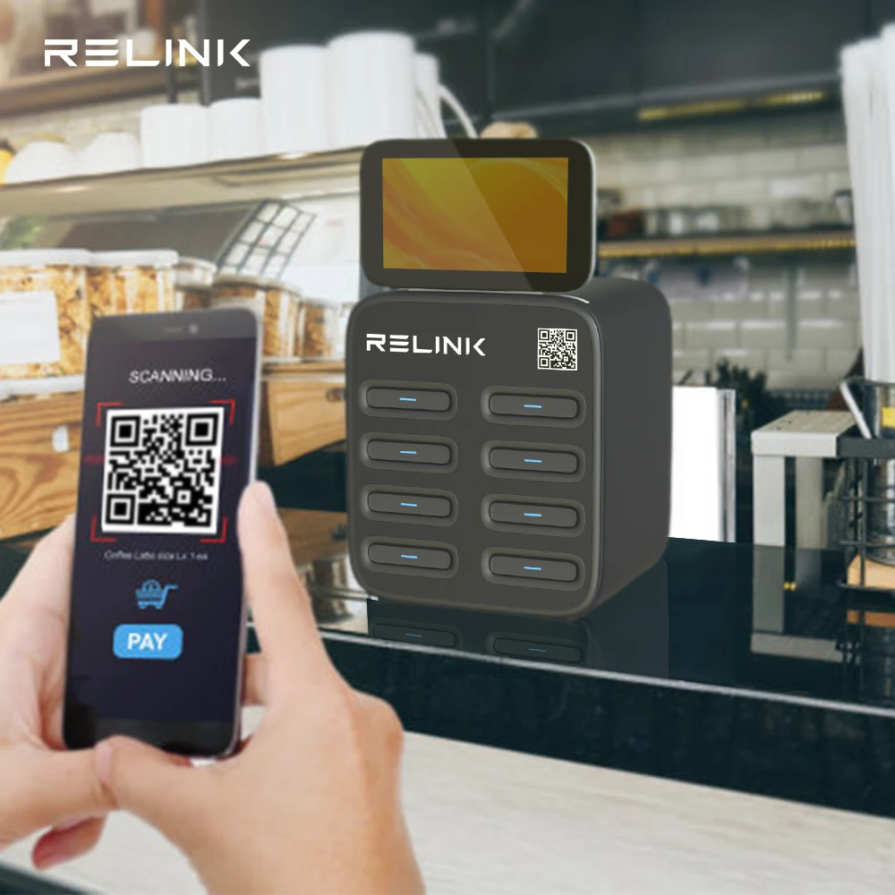 Advertising Magnetic Powerbank Multiple Charging Station Locker Cell Phone Docking Charging Station for Multiple Devices