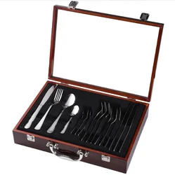 Best Tableware Inox Sztuccow BESTECKSET 30/42/48/101/102/130 Pcs Cutlery Set Stainless Steel