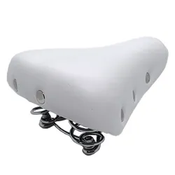 Очень красивое цветное кожаное надежное гелевое седло для электрического велосипеда