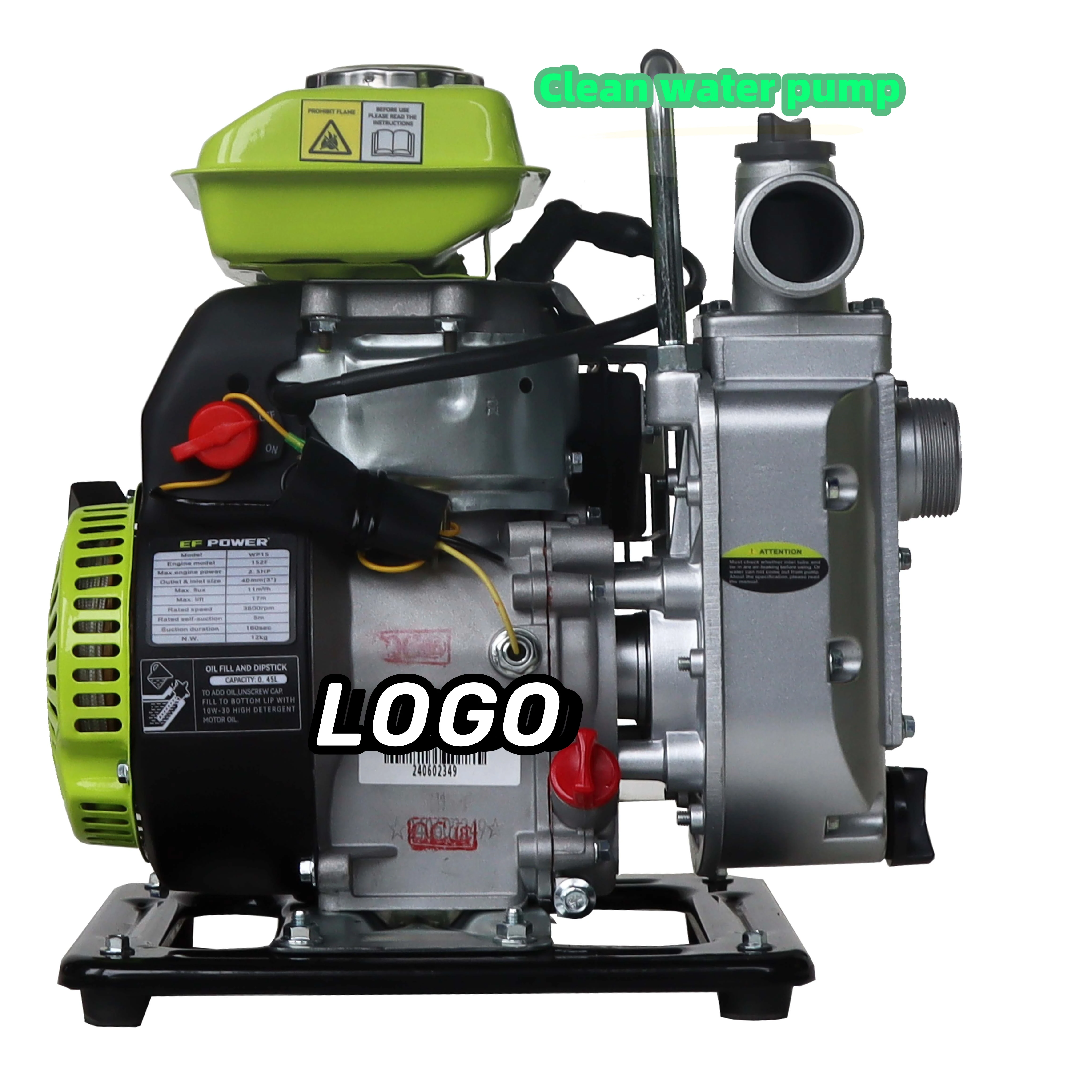 Factory Wholesale Prices Gasoline Engine Irrigation Industry Water Pump