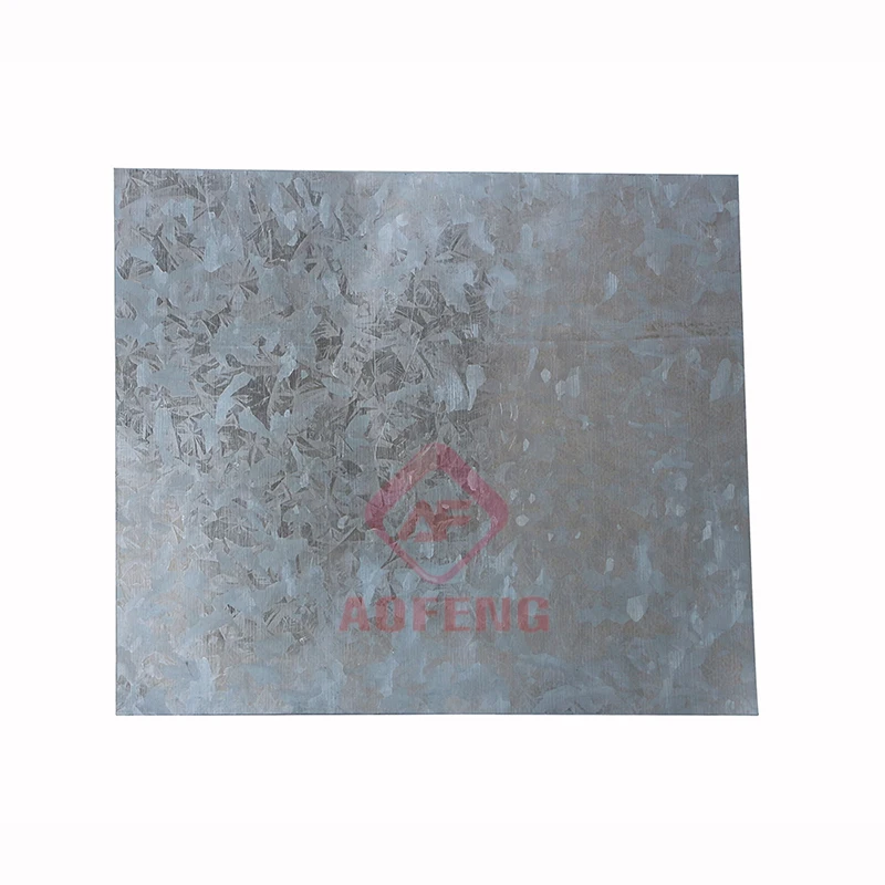 Hot Dipped Galvanized Steel Sheet DX01D GI Steel Sheet Zinc Coated Galvanized steel plate