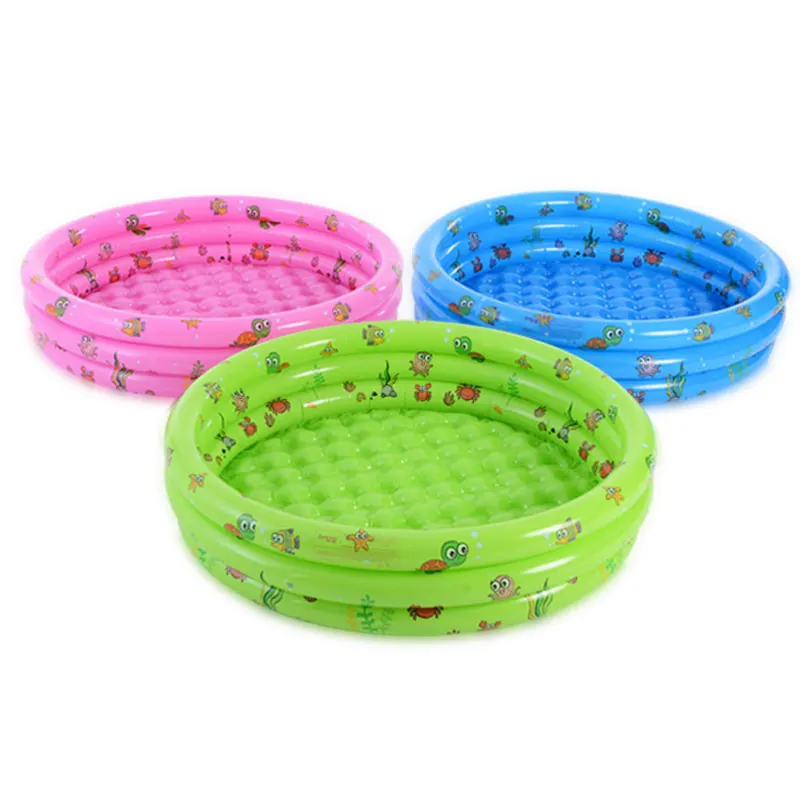 
Wholesale Hot Selling Three-ring Printing Marine Ball Pool Inflatable Baby Tub 