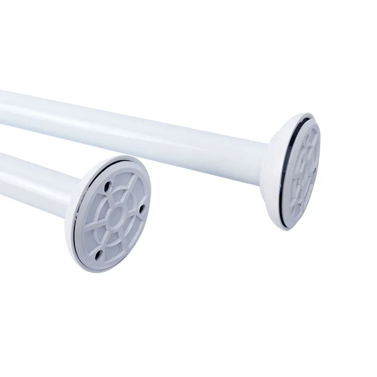 Curtain Hanger 90 Degree Curved Wall Mounted Bathroom Corner stainless steel shower l-shape rod