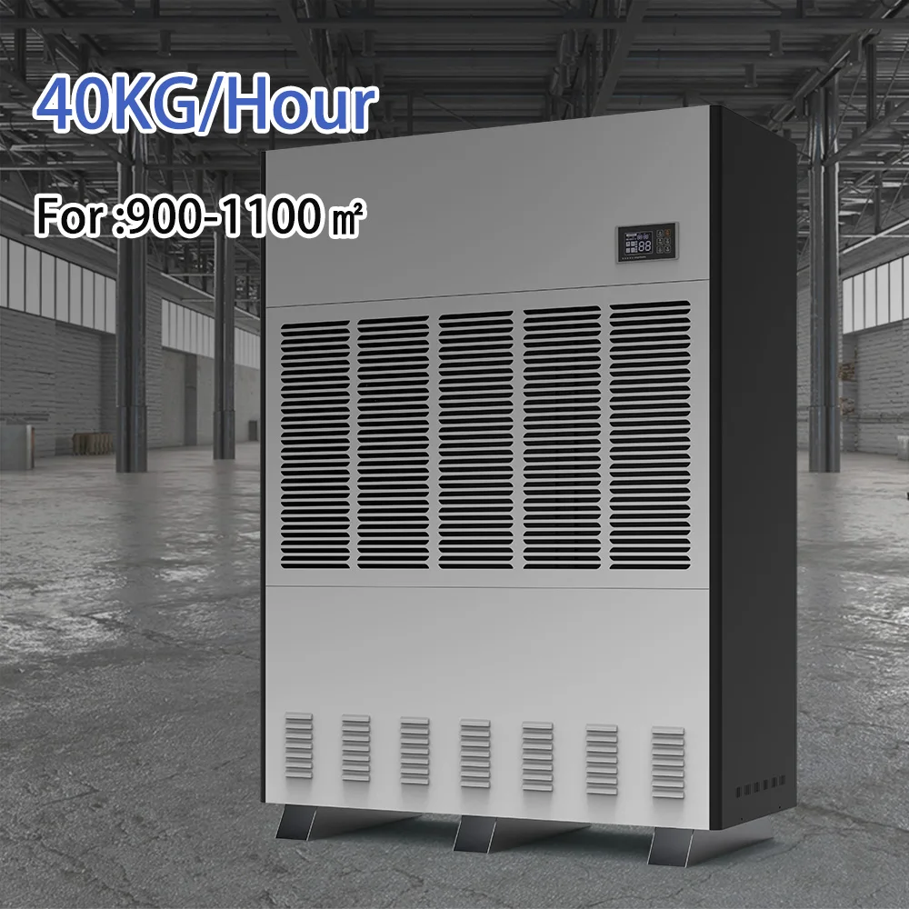 960L/D Powerful Capacity Air Compressor Dehumidifier Industrial Moisture Absorber Metal Factory Equipment Dehumidifier