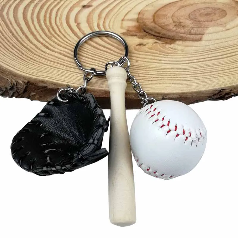 huisen hmade baseball keychain bag hanging fans small gifts sports souvenirs