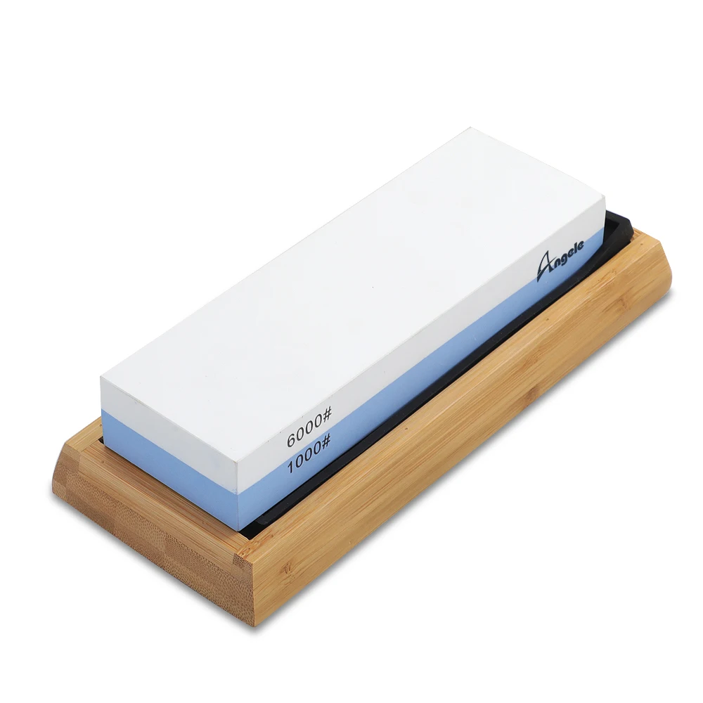 Knife Blade Stainless Steel Hollow Handle Sharpening Stone Whetstone for Home