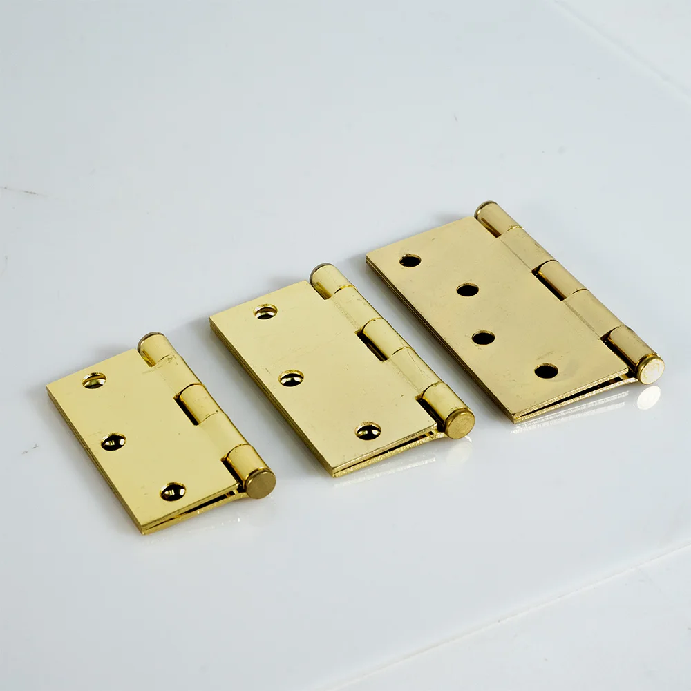 Door And Window Hinge Heavy Duty Flag Hinge Iron Brass Color Hinge