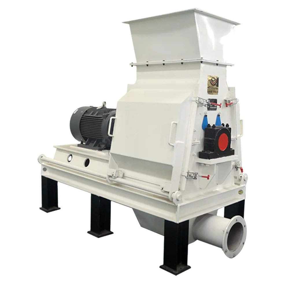 2022 High Efficiency Low Maintenance Cost With CE Certification 90/110 KW Wood Grinding Hammer Mill