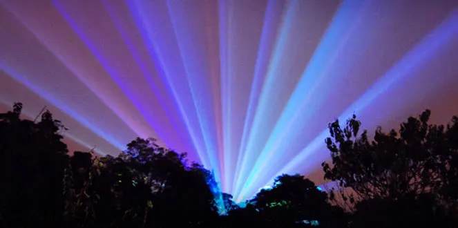 sky air cannon flower outdoor hmi 2500w sky rose projector light multi-color sky rose beam light