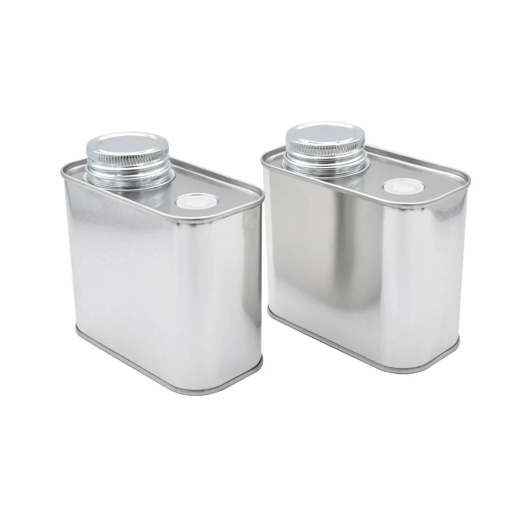 China Factory Wholesale Food Grade Seamless Rectangle Metal Medium Packaging Storage Can Sealed Coffee Bean Box Degassing