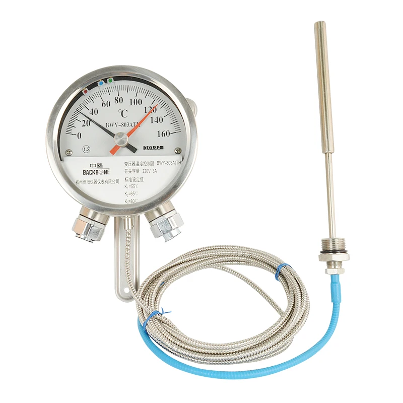 Завод прямых продаж нефти поверхности круглый трансформатор регулятор температуры BWY-803A давления термостат