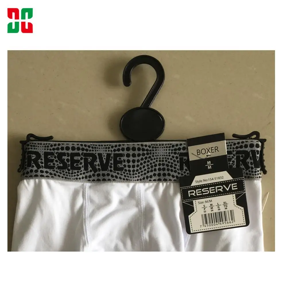 supermarket hanger packing custom waistband nylon boxer mens panties