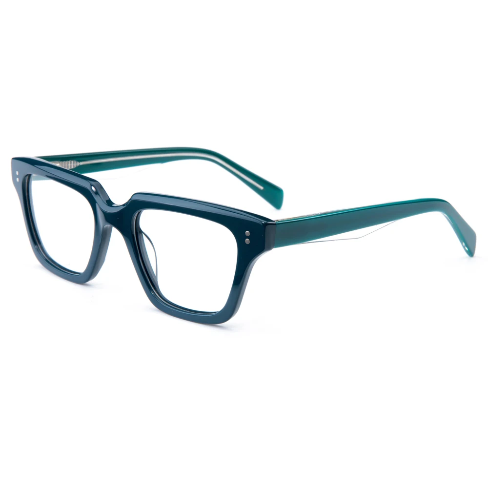 Newest European Trendy Unisex Acetate Square Frames Optical Eye Glasses For Women Men