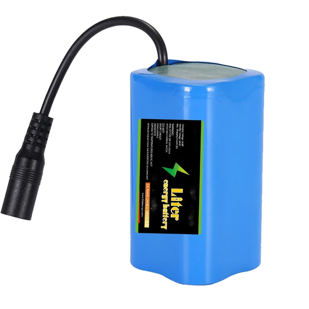 18650 lithium ion 14.8v 3200mah power sweeper li ion battery pack with BMS for emergency lamp batteries