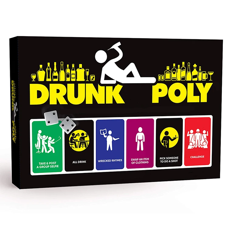 Wholesaler Full Color Printing Party Games Drunk Drinking Card Games Board Game Cards For Adult