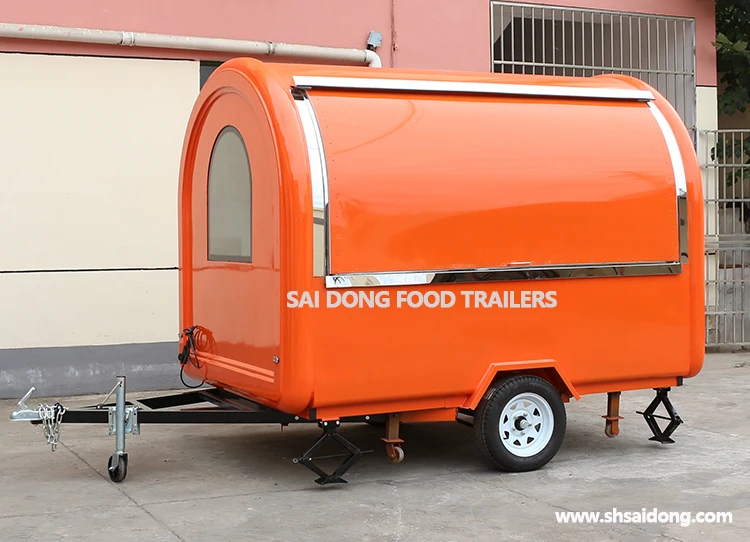 Saidong Factory direct sale Mobile food catering cart outdoor catering pods hot dog cart Food trailer for sale