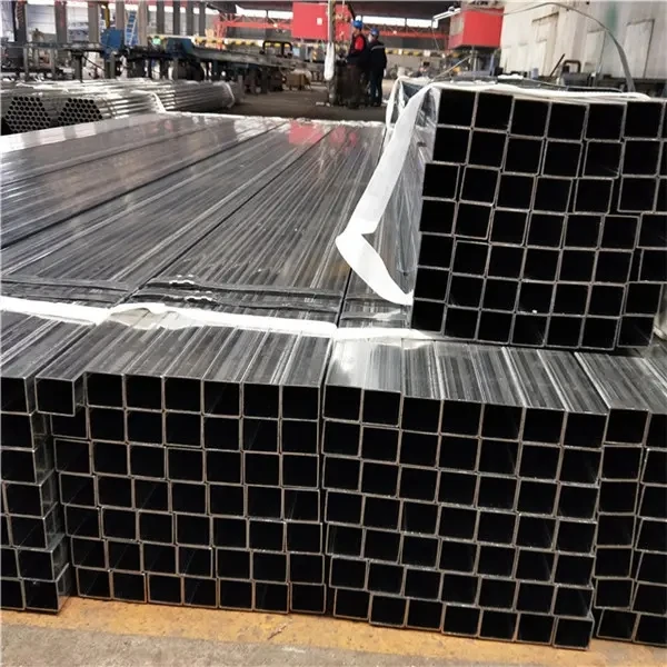 Hot dip Galvanized steel square tube pipe 50 x 50mm 80 x 80mm 100 x 100mm with 2mm thickness