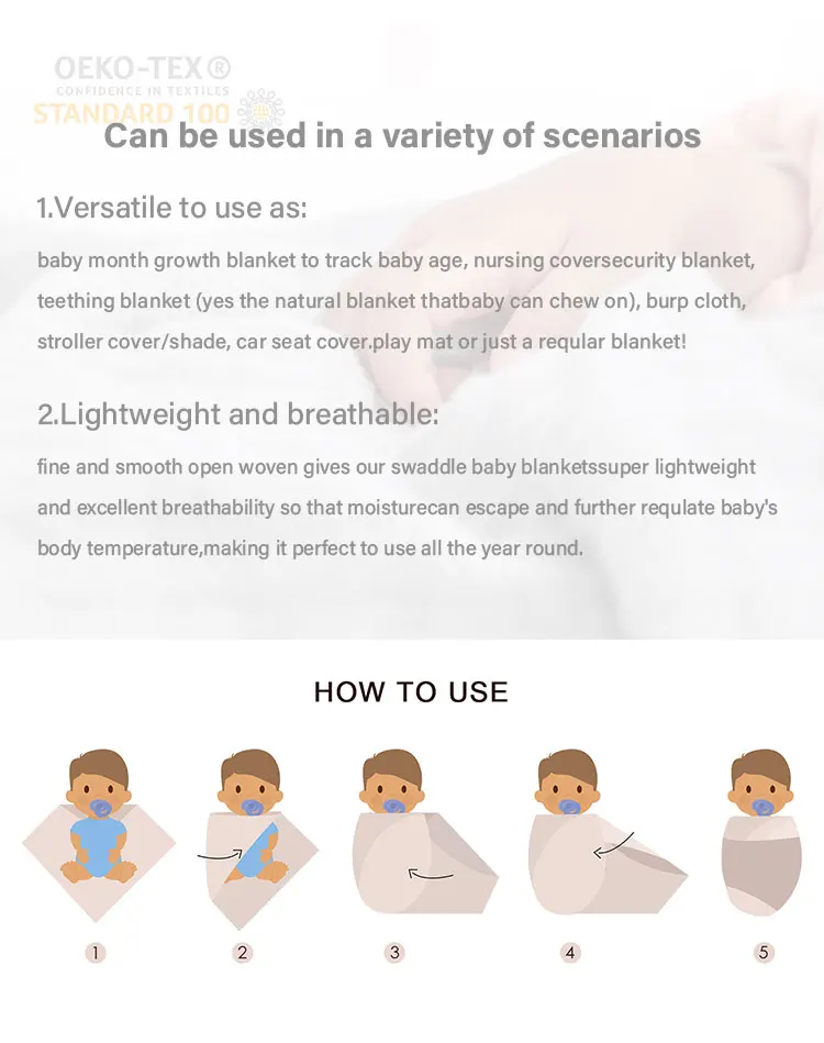 Hot Sale Quilt High Quality  muslin blanket OEM Accept bed blankets Oeko Standard 100% cotton throw blanket