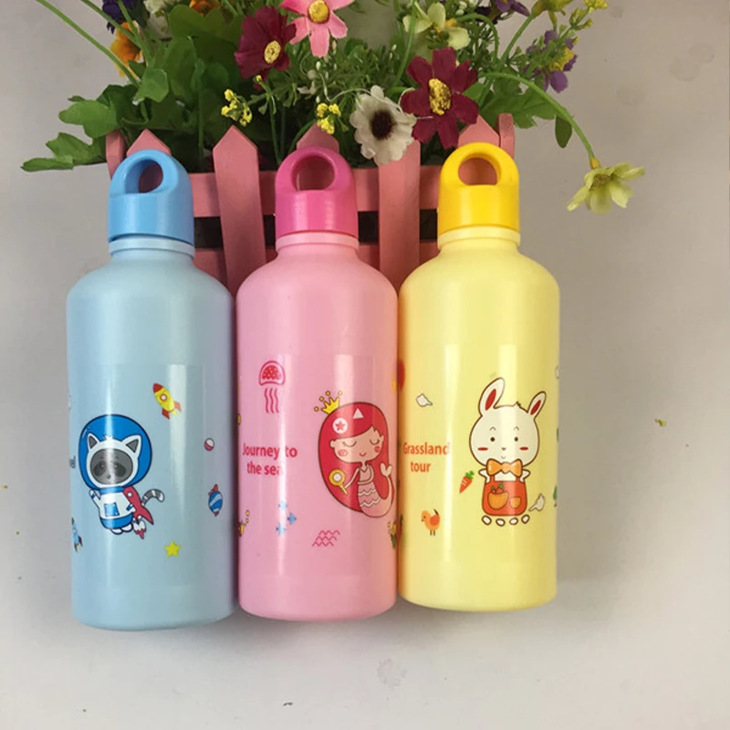 Wholesale Children Cartoon Design Plastic Bento Lunch Box Kids Lunch Box Set With Water Bottle
