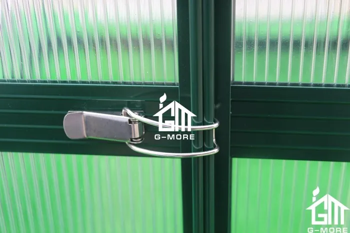 Polycarbonate sheet cover material growing flowers and vegetable transparent pc conservatory greenhouse