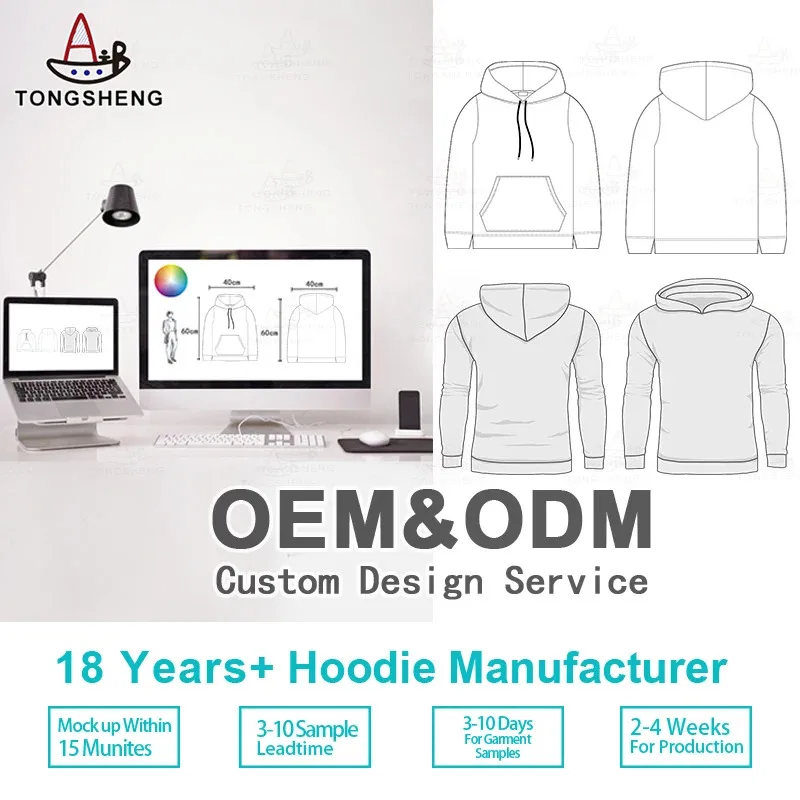 Hoodie Manufacturers Custom 450Gsm 500Gsm Men Hoodie 400Gsm Oversized Heavy Weight 400 450 500 Gsm French Terry Cotton Hoodie