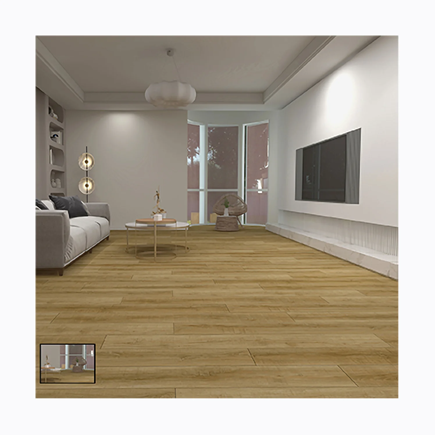 Wholesale Durable Waterproof Floor Covering 4mm Stone Polymer SPC PVC Lock Floor Wood