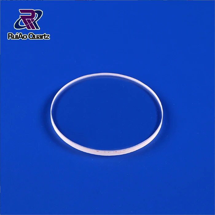 Высококачественная технология, круглая прозрачная кварцевая пластина, пластина из кварцевого стекла, прозрачная стеклянная пластина