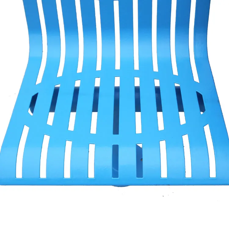 Outdoor commercial metal picnic table with 4 chairs garden furniture steel dinning table outside patio coffee table chair set