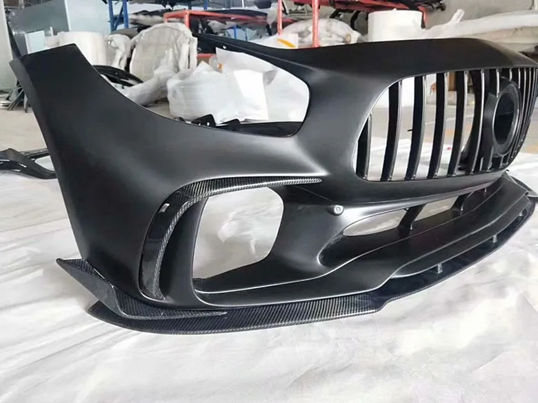 AMG GT carbon fiber body kit Mercedes AMG GT GTS GTC modified PD carbon fiber front bumper front lip