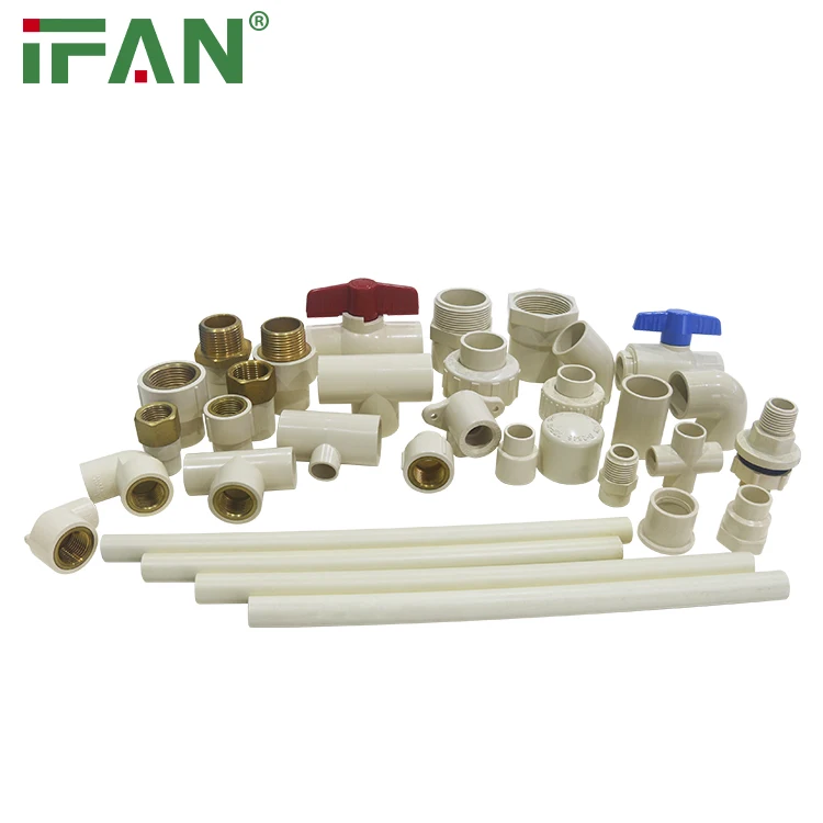  Китай производитель CPVC ASTM 2846 шаровой кран пластиковые водопроводные трубы сантехнические материалы трубные фитинги 1/2 
