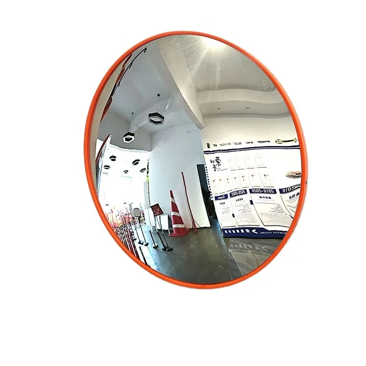 EK 30CM Good Quality Blind Spot Crossroad 130 Degree Vision  Traffic Safety  Convex Mirror Indoor