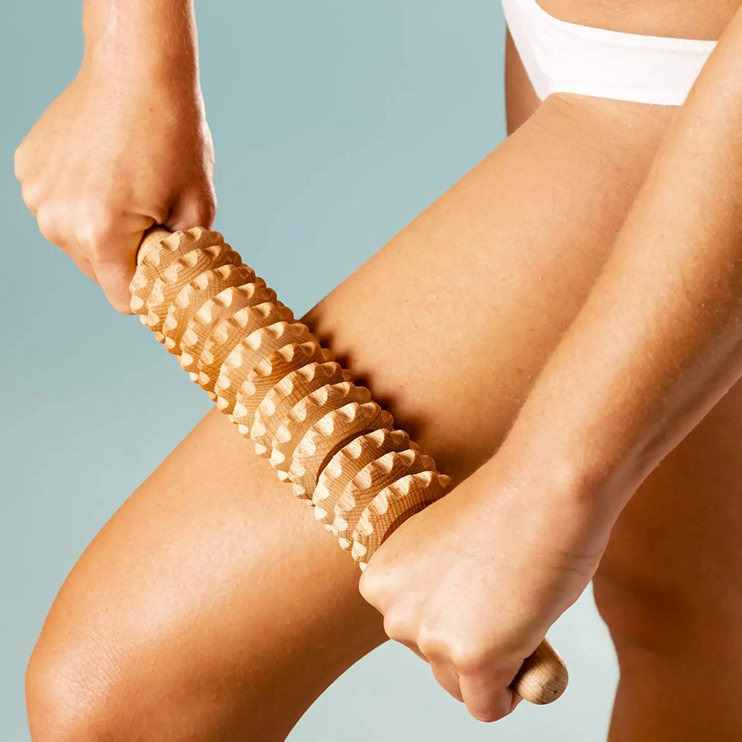 Wood Therapy Massage Tools Hand Body Massager Stick Massage Roller