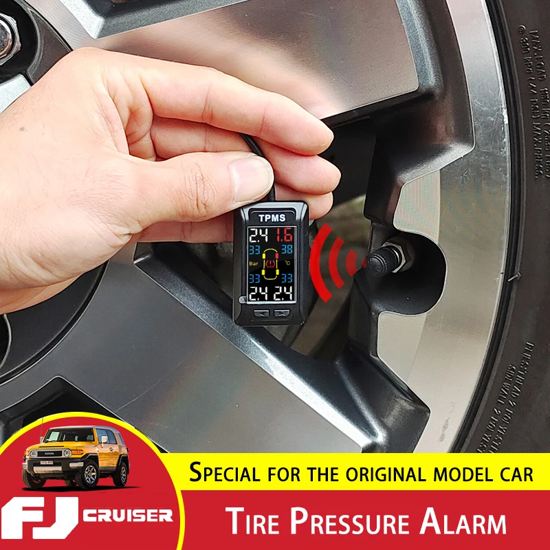 Tire Pressure Alarm Tire Pressure Sensor FJ Cruiser Tire Pressure Detection Display Monitor Systems  For Toyota FJ Cruiser