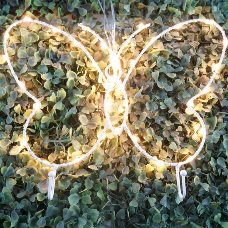 Роскошные новые релизы Настенный декор батарея питание мигает LED бабочка огни праздник