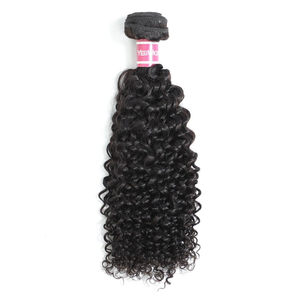 Human Hair Supplier Yeswigs Kinky Curly Extensions 100 Original Indian Virgin Human Hair Free Sample Natural Hair Bundles